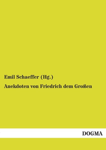 Produktbild: Anekdoten von Friedrich dem Gro&szlig;en