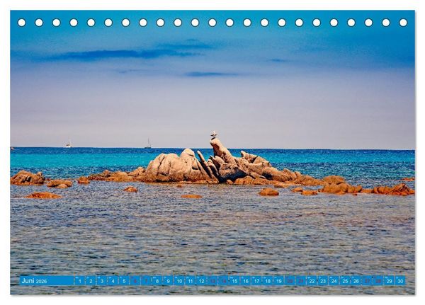 Produktbild: Traumhaftes Sardinien (Tischkalender 2026 DIN A5 quer), CALVENDO Monatskalender