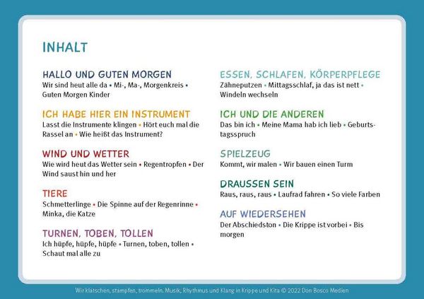 Produktbild: Wir klatschen, stampfen, trommeln