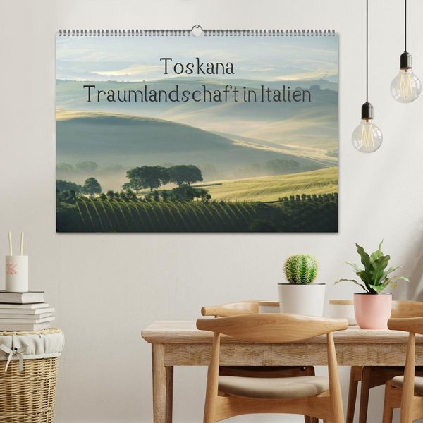 Produktbild: Toskana &ndash; Traumlandschaft in Italien (Wandkalender 2026 DIN A2 quer), CALVENDO Monatskalender
