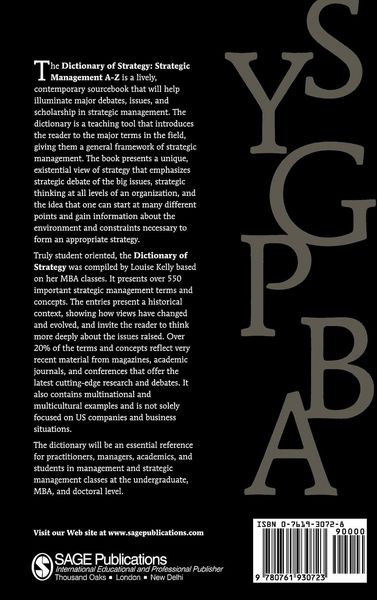 Produktbild: Dictionary of Strategy