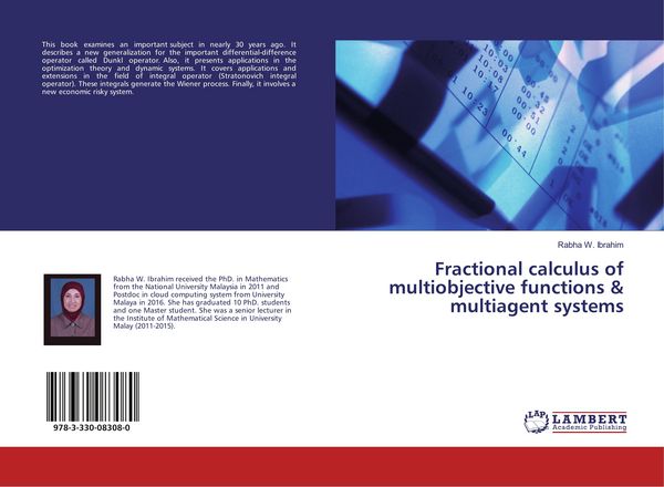Produktbild: Fractional calculus of multiobjective functions & multiagent systems