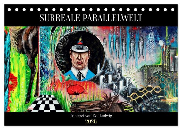 Produktbild: Surreale Parallelwelt (Tischkalender 2026 DIN A5 quer), CALVENDO Monatskalender
