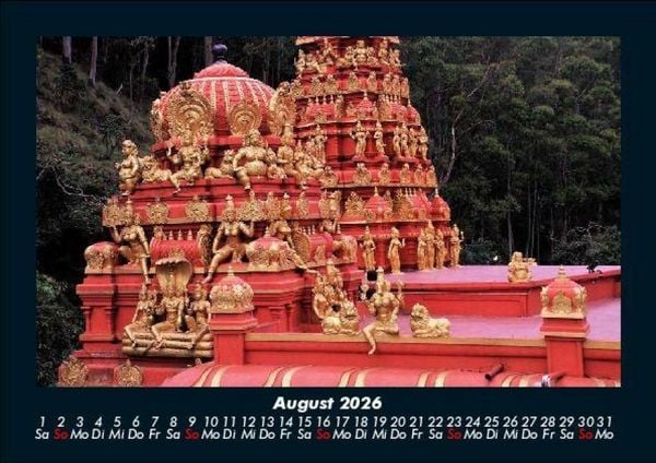Produktbild: Tempel 2026 Fotokalender DIN A5