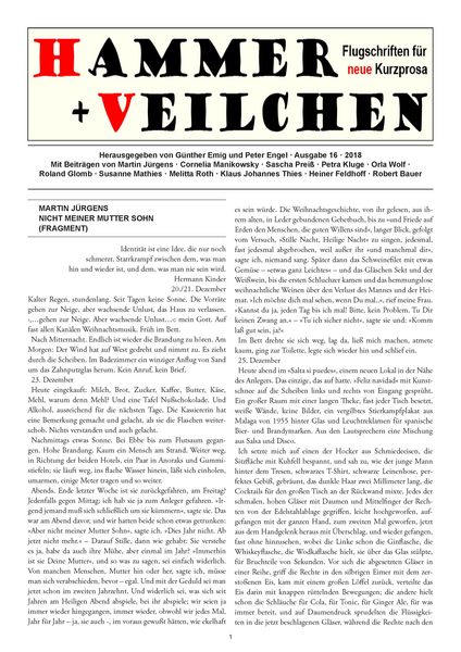 Produktbild: Hammer + Veilchen Nr. 16