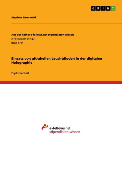 Produktbild: Einsatz von ultrahellen Leuchtdioden in der digitalen Holographie
