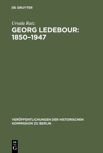 Produktbild: Georg Ledebour: 1850&ndash;1947