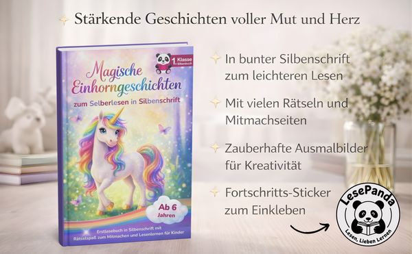Produktbild: Magische Einhorngeschichten - Das Erstlesebuch f&uuml;r M&auml;dchen 1. Klasse