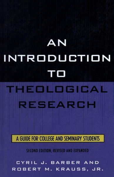 Produktbild: Introduction To Theological Research