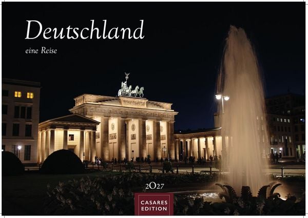 Produktbild: Deutschland Kalender 2027 &ndash; Wandkalender | Fotokalender Deutschland 50x35cm | mit 12 beeindruckenden Landschafts- und St&auml;dtemotiven von Nordsee bis Alpen