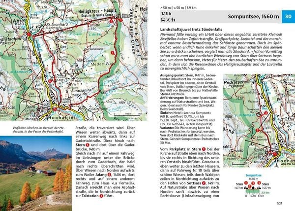 Produktbild: ROTHER Wanderf&uuml;hrer Dolomiten &ndash; Gadertal: 55 Touren im Val Badia und in den Naturparks Puez-Geisler und Fanes-Sennes-Prags.
