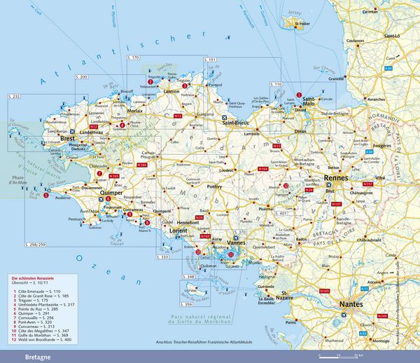Produktbild: TRESCHER Reiseführer Bretagne