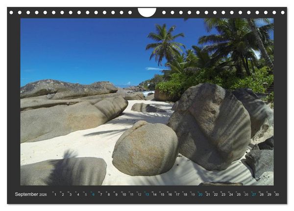 Produktbild: Seychellen - Der Garten Eden im Indischen Ozean (Wandkalender 2026 DIN A4 quer), CALVENDO Monatskalender