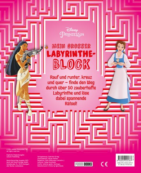 Produktbild: Disney Prinzessin: Mein gro&szlig;er Labyrinthe-Block