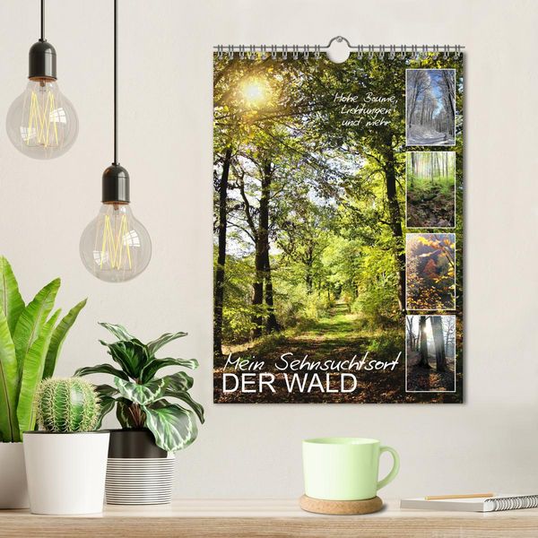 Produktbild: Mein Sehnsuchtsort, der Wald (Wandkalender 2026 DIN A4 hoch), CALVENDO Monatskalender
