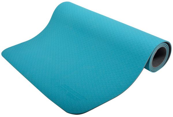Produktbild: BICOLOR YOGA MATTE 4mm (petrol-anthracite)im Carrybag