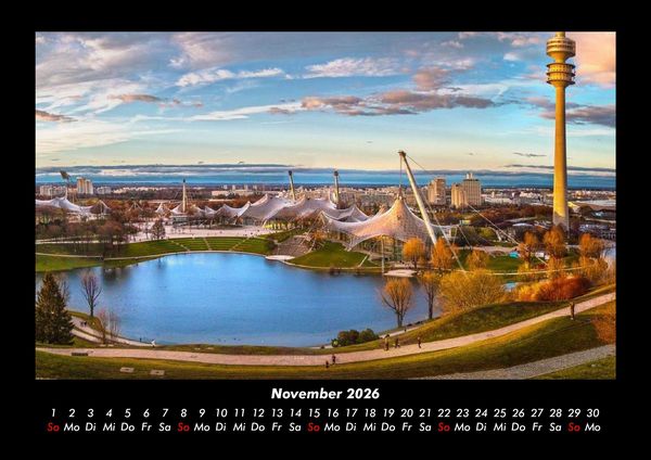 Produktbild: St&auml;dte aus Bayern 2026 Fotokalender DIN A3
