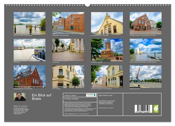 Produktbild: Ein Blick auf Brake (hochwertiger Premium Wandkalender 2026 DIN A2 quer), Kunstdruck in Hochglanz