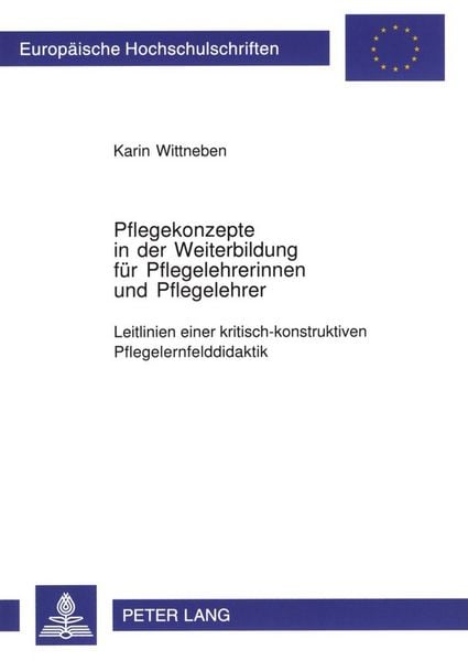 Produktbild: Pflegekonzepte in der Weiterbildung f&uuml;r Pflegelehrerinnen und Pflegelehrer