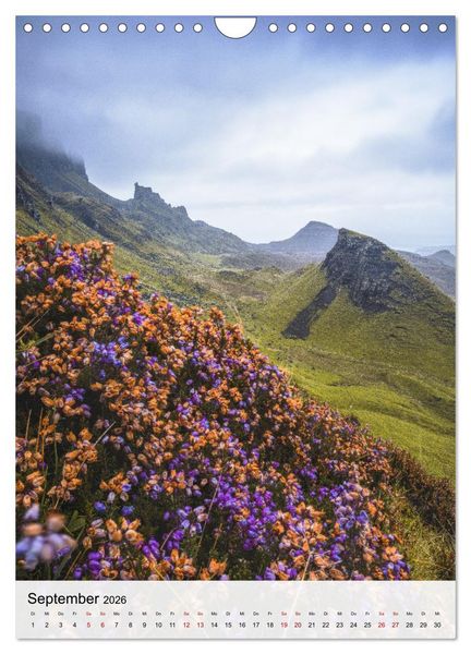 Produktbild: Schottland - Isle of Skye & Umgebung (Wandkalender 2026 DIN A4 hoch), CALVENDO Monatskalender