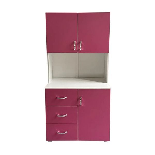 HTI-Living Küchenschrank Blanca pink weiß Küchenschrank Blanca pink weiß