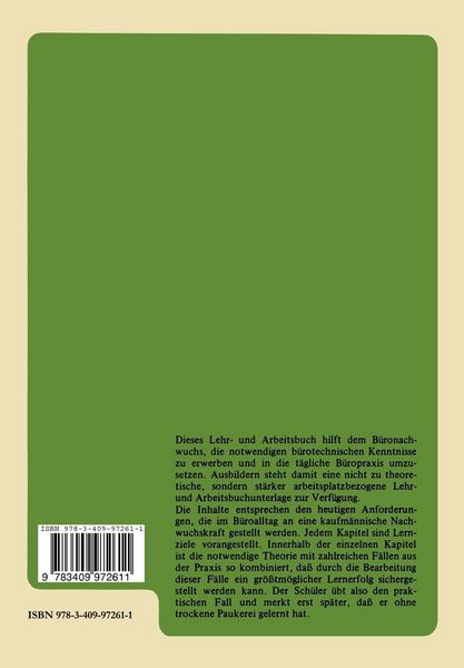 Produktbild: B&uuml;rowirtschaft