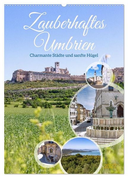 Produktbild: Zauberhaftes Umbrien. Charmante St&auml;dte und sanfte H&uuml;gel (Wandkalender 2027 DIN A2 hoch), CALVENDO Monatskalender