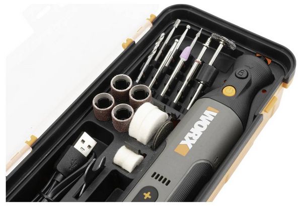 Produktbild: Worx Gravierger&auml;t inkl. Koffer, inkl. Ladekabel 8V