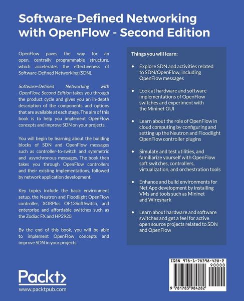 Produktbild: Software-Defined Networking with OpenFlow - Second Edition