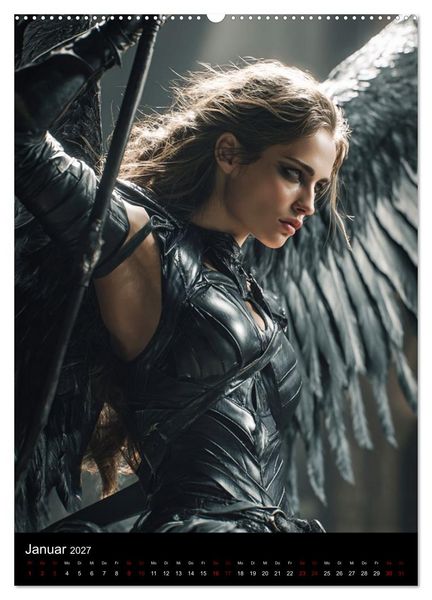 Produktbild: Gothic Angels (Wandkalender 2027 DIN A2 hoch), CALVENDO Monatskalender