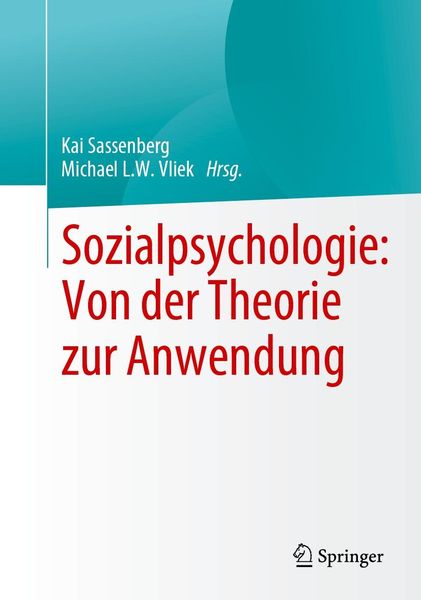 Produktbild: Sozialpsychologie: Von der Theorie zur Anwendung