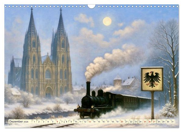 Produktbild: Heinrich Heine. Sein Leben, seine literarischen Werke (Wandkalender 2026 DIN A3 quer), CALVENDO Monatskalender