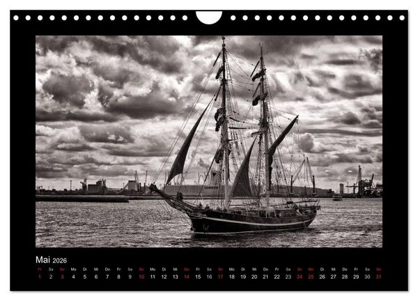 Produktbild: Segelschiffe auf der Ostsee (Wandkalender 2026 DIN A4 quer), CALVENDO Monatskalender