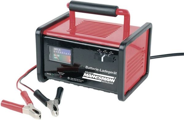 Brüder Mannesmann 6/12 M12720 Werkstattladegerät 6 V, 12V 2 A, 8A