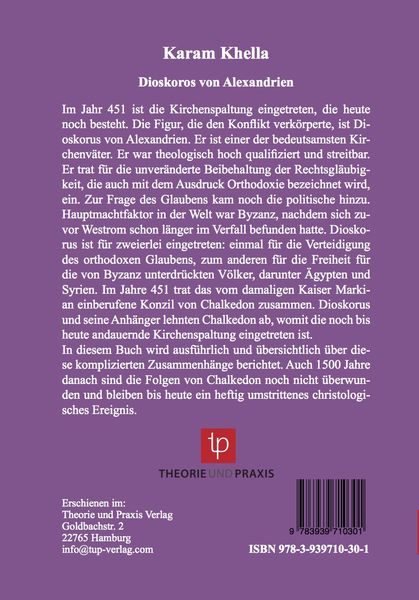 Produktbild: Dioskoros von Alexandrien