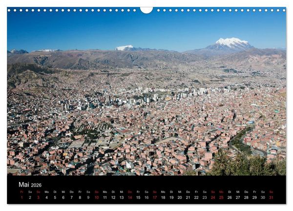 Produktbild: Bolivien (Wandkalender 2026 DIN A3 quer), CALVENDO Monatskalender