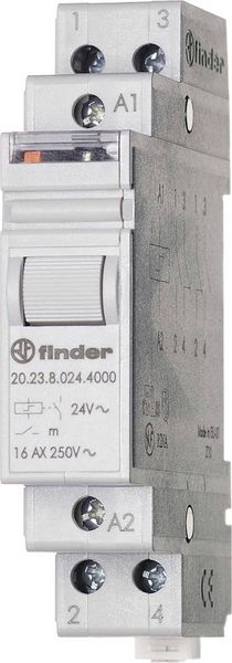 Stromstoß-Schalter Hutschiene Finder 20.23.8.024.4000 1 Öffner, 1 Schließer 24 V/AC 1 St.
