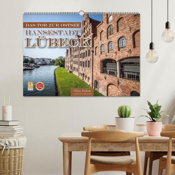 Produktbild: L&uuml;beck - Das Tor zur Ostsee (Wandkalender 2026 DIN A2 quer), CALVENDO Monatskalender