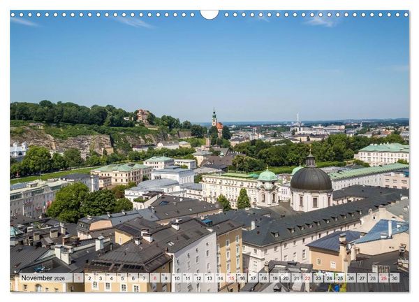 Produktbild: SALZBURG Blicke auf die Mozartstadt (Wandkalender 2026 DIN A3 quer), CALVENDO Monatskalender