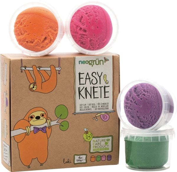 Neogrün Easy-Knete 4er Set Loki