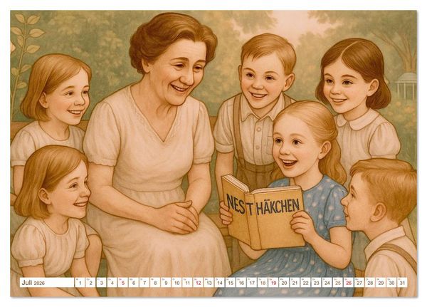 Produktbild: Else Ury (Tischkalender 2026 DIN A5 quer), CALVENDO Monatskalender