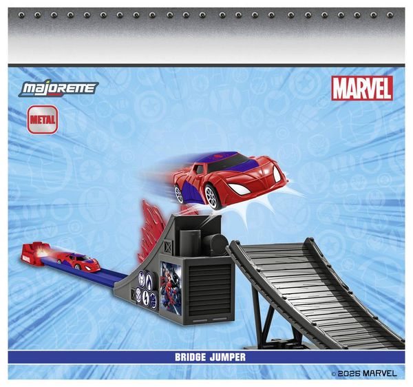 Produktbild: JADA TOYS Marvel Bridge Jumper Rennstrecke