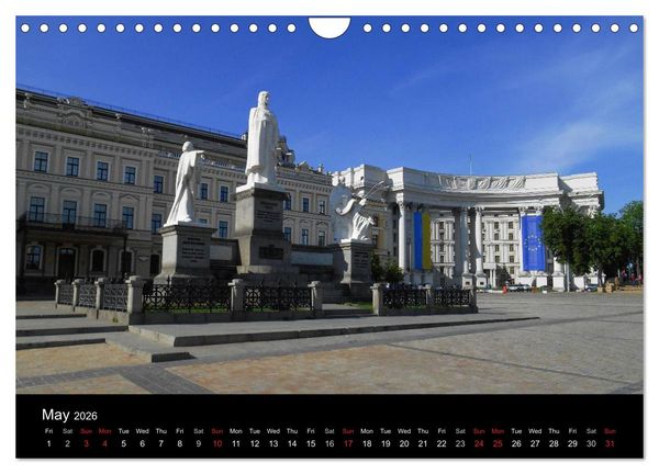 Produktbild: Monuments of Ukraine 2026 (Wall Calendar 2026 DIN A4 landscape), CALVENDO 12 Month Wall Calendar