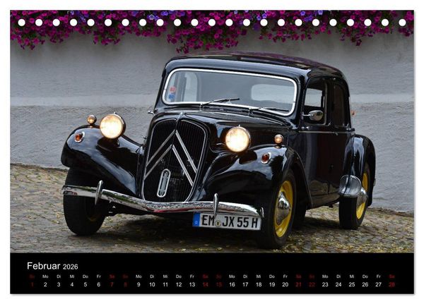 Produktbild: Citro&euml;n 11CV Traction Avant (Tischkalender 2026 DIN A5 quer), CALVENDO Monatskalender
