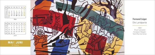 Produktbild: Die Welt der Kunst Premium-Tischplaner 2027 - Wochenkalender mit 53 Meisterwerken