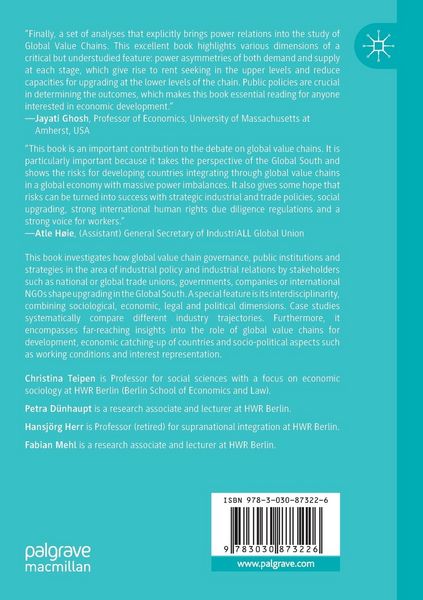 Produktbild: Economic and Social Upgrading in Global Value Chains