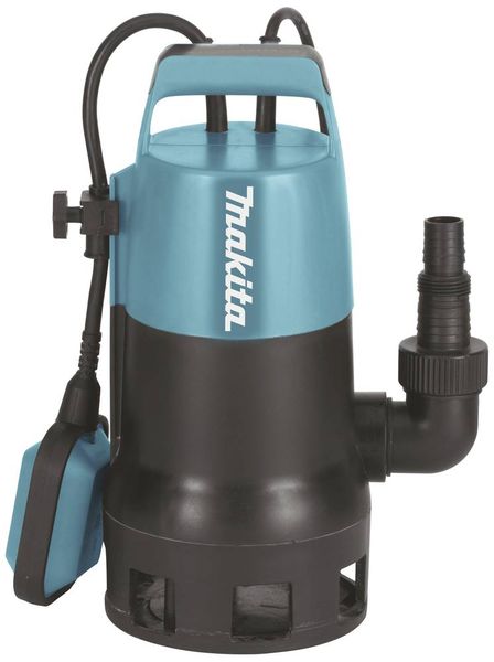 Makita PF0410 Schmutzwasser-Tauchpumpe mit Schutzkontaktstecker 8400 l/h