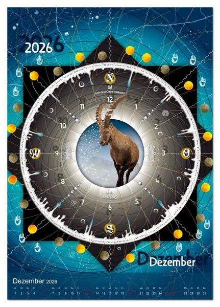 Produktbild: Jahreskreise (Tischkalender 2026 DIN A5 hoch), CALVENDO Monatskalender