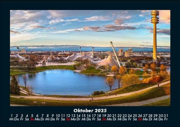 Produktbild: M&uuml;nchen 2025 Fotokalender DIN A5