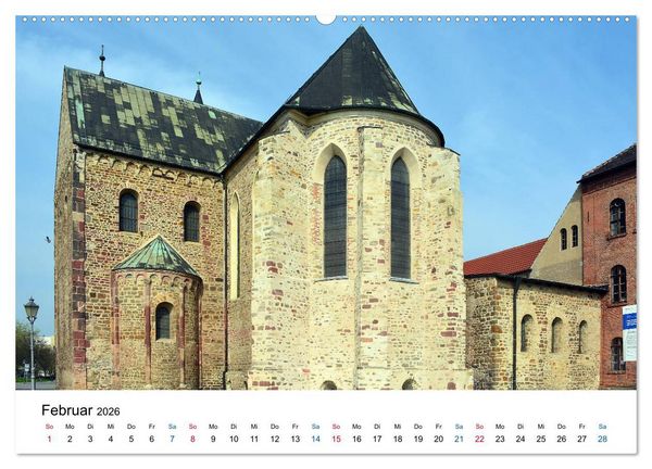 Produktbild: Die Stra&szlig;e der Romanik (hochwertiger Premium Wandkalender 2026 DIN A2 quer), Kunstdruck in Hochglanz